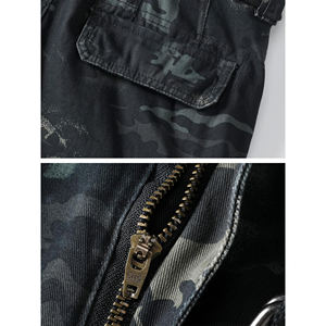 Pantalones cortos Cargo para hombre Summer Beach Impermeable Stretch Quick-Dry Outdoor Shorts con múltiples bolsillos Pantalones cortos para hombre - Product Image 5