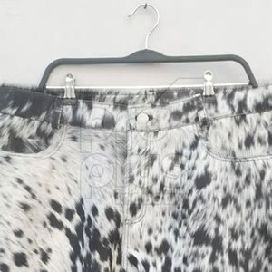 กางเกงขาสั้นหนังวัวแท้คุณภาพพรีเมียมแบบลำลองรักษ์โลกสำหรับใส่ในชีวิตประจำวัน - Product Image 5