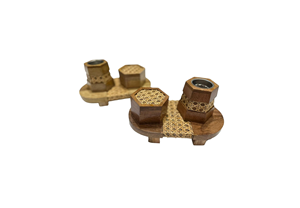 เตาเผากำยานบาคูร์แบบใหม่ กลิ่นไม้จันทน์และกุหลาบ ทำจากไม้ธรรมชาติ สำหรับใช้ในบ้าน ปรับแต่งขนาดและรูปทรงได้ บรรจุภัณฑ์แบบกล่อง - Product Image 4