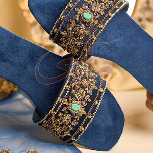 Sandalias de Mujer de Cuero Genuino con Suela Antideslizante, Hechas a Mano, con Diseño Impreso a la Moda, Color y Talla Personalizables, de la Mejor Calidad - Product Image 6