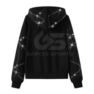 Chándal de diamantes de imitación para hombre, traje de moda de 2 piezas para Hip Hop y Clubwear, chándal de diamantes de imitación para hombre - Product Image 3