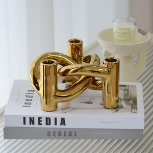 Support de bougie en laiton et aluminium fait main sur mesure, de qualité supérieure, finition haut de gamme, style moderne, porte-bougie, décoration d'intérieur, haut de gamme - Product Image 6