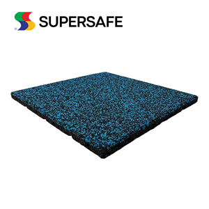 Losetas de Caucho de Grado Premium Supersafe de Safety First, 500x500 mm, Materiales Elásticos para Absorción de Impactos, Antideslizantes y Duraderas - Product Image 4