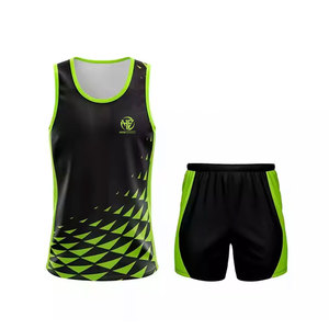 Nuevo Uniforme de Atletismo para Hombre, Sin Mangas, de Poliéster, Ropa Deportiva Profesional para Atletismo - Product Image 1