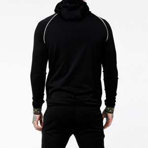 Conjunto de suéter de lana unisex, conjunto de chándal pesado de invierno, fabricante de ropa, Sudadera con capucha de alta calidad en blanco liso personalizado - Product Image 4
