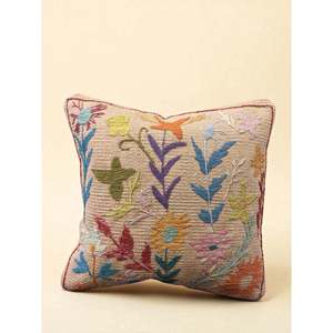 Funda de Cojín Bordada a Mano Suzani de 45 x 45 cm, Elegante Accesorio para Almohada - Product Image 3