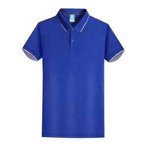 เสื้อโปโลผ้าฝ้ายคอมบ์สำหรับผู้ชายใส่ได้ทุกฤดู - Product Image 4