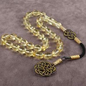 CUENTAS Turquesa Rosario Diseñado Tasbih Accesorios de oración Venta al por mayor Tasbih con cuentas de resina natural Formas Cuentas de oración - Product Image 2