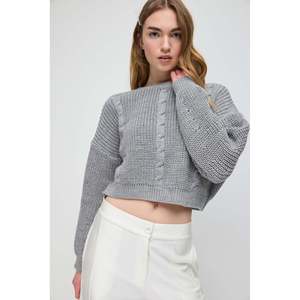 Pull court à imprimé floral scintillant pour femmes, respirant, taille XS, cardigan décontracté, hiver, tissage non tissé, avec logo sur le devant - Product Image 3