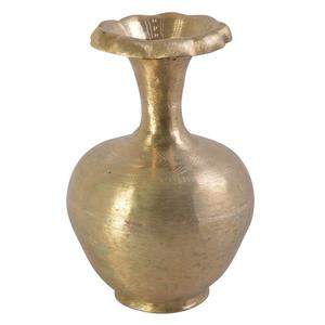 Nouvelle arrivée Vase de table en métal de couleur dorée au design classique avec des matériaux de bonne qualité avec des tailles de 9 pouces à des prix abordables - Product Image 1