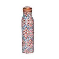 Bouteille d'eau isotherme personnalisée en cuivre moderne, 1000 ml, écologique, unisexe, isolation thermique 0-6 heures, compatible eau bouillante