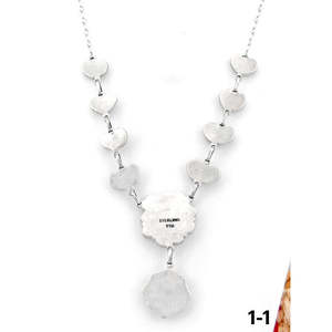Collier artisanal culturel du Sud-Ouest, en argent sterling avec turquoise Golden Hill, élégant et de collection - Product Image 4