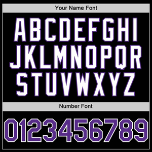 Veste universitaire personnalisée, manches noires et violettes, veste de baseball personnalisée, veste bomber, nom de l'équipe, en vrac - Product Image 4