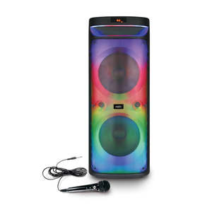Bafle de música portátil Mod. MB2240 TWS 10 LED RGB Mini USB y AUX Comunicación DC Fuente de alimentación Gabinete de plástico para fiestas al aire libre - Product Image 4
