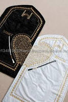 Tapis de prière musulman pour couples, tapis islamique Musalla, lavable, durable, en coton, pour le camping, la voiture, le pique-nique, la Saint-Valentin, un cadeau de mariage, le Ramadan