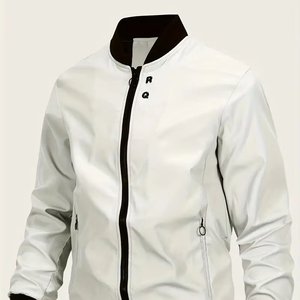 Chaqueta Bomber de alta calidad para hombre Nuevo diseño de moda Mejor precio Chaqueta de tela para hombre - Product Image 1