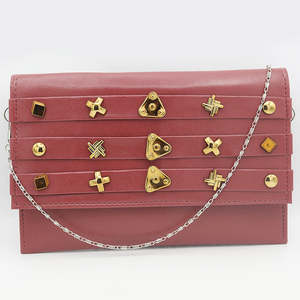 Bolso de mano para mujer (K-2071) - Color granate - Product Image 1