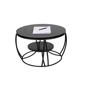 Mobilier d'intérieur moderne et naturel en rotin vintage avec fil de fer Table d'appoint en rotin arrondi à vendre - Product Image 4