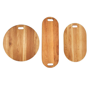Decoración de encimera de cocina y restaurante, tabla para cortar pizza y pescado, bloques de cortar de madera - Product Image 3