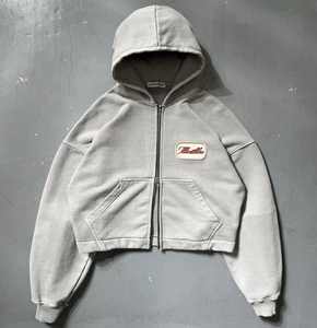 Chándal de Moda Unisex de Tallas Grandes, Diseño Contemporáneo, Lavado Ácido, Invierno, Casual, Grueso, Color Sólido, Ecológico, de Fábrica - Product Image 4