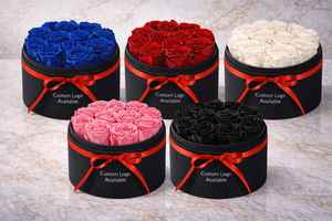 ดอกกุหลาบอบแห้ง 12 ดอก รูปทรงยาว คงทนนาน 3-5 ปี กล่องของขวัญดอกไม้สุดหรูสำหรับคุณแม่ ภรรยา วันวาเลนไทน์ - Product Image 3