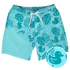 Bañador para Hombre, Pantalones de Playa de Secado Rápido, Pantalones Cortos Estampados de Doble Color con Estampado Personalizado, Venta Al por Mayor - Product Image 2