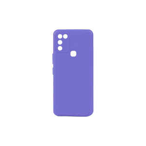 Funda Netzy Slim de silicona TPU para Infinix Hot 11 Play-Biye Series, cubierta trasera aislada, color lila - Product Image 1