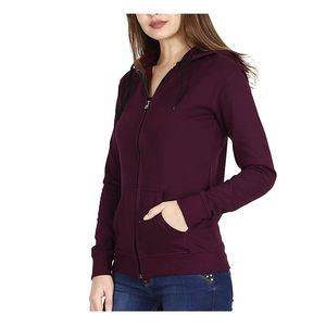 Sudaderas con Capucha y Cremallera para Mujer, Tallas Grandes, Personalizadas, 100% Algodón, Ropa Urbana, Secado Rápido, Transpirables, Diseño Exclusivo - Product Image 2