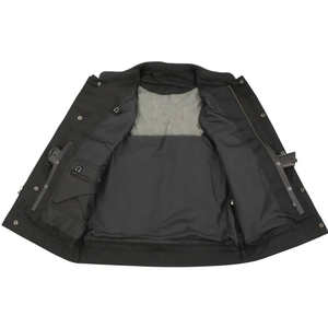 Gilet en cuir véritable pour homme – Vêtement en cuir sans manches de haute qualité - Product Image 5