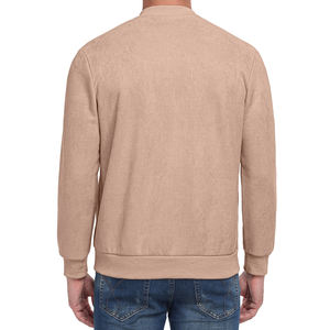 Venta caliente chaqueta de invierno con cremallera para hombres ropa de calle de moda invierno a prueba de frío chaquetas de bombardero de cuero de ante para hombres - Product Image 5