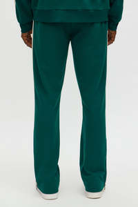 Conjunto Deportivo para Hombre, Color Verde Esmeralda, con Cierre, Detalle de Rayas Clásicas, Chaqueta y Pantalones Deportivos, Cómodo y de Primera Calidad - Product Image 3
