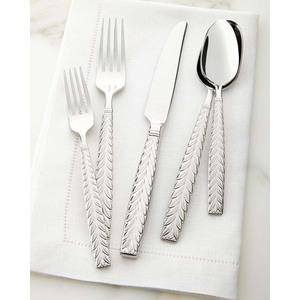 Ensemble de couverts en acier inoxydable de haute qualité avec un design de luxe unique Ensemble de couverts modernes au look royal pour la maison de mariage - Product Image 3