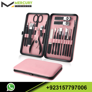 OEM Factory Professional 18-Piece High Quality Stainless Steel Manicure Set Nail Cutter & Cuticle Nippers Lightweight Kit - Product Image 2