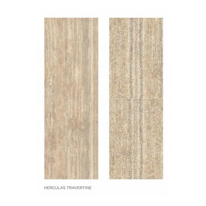 Hércules Beige 800x2400mm Azulejos de losa de porcelana pulida de alto brillo 32x96in a granel - Product Image 1