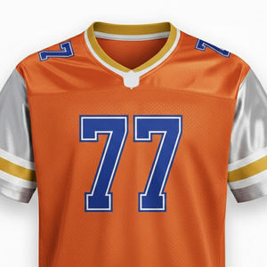 Maillot de football américain rétro en gros, de haute qualité, à séchage rapide et respirant, en faible quantité minimale de commande - Product Image 4