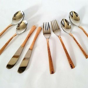 Élégant ensemble de couverts en métal en acier inoxydable pour la vaisselle de cuisine moderne, le service à manger et l'usage domestique quotidien - Product Image 5