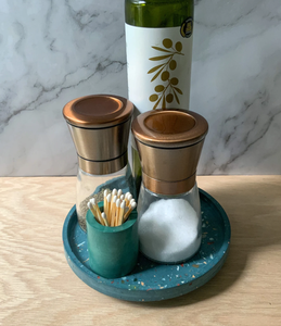 Wholesale <b>Wood</b> Vintage Kitchen Dish <b>Rack</b> Handmade 360 Rotating Multifunction <b>Spice</b> Organizer for Dining Table - Product Image 2