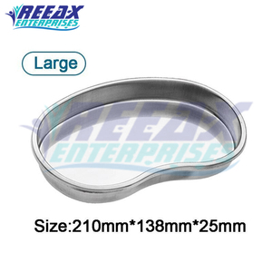 Juego de bandejas de riñón REEAX ENTERPRISE de 19cm, 3 uds., productos huecos impresos con logotipo personalizado para hospitales, base de instrumentos quirúrgicos para niños - Product Image 4