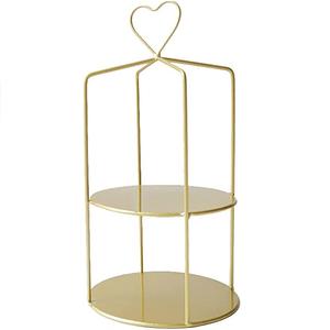 Hot Selling Product Metal Wire Double Layer White <b>Cupcake</b> Stand Birthday Parties Cake Stand Wedding Anniversary Cake <b>Holder</b> - Product Image 2