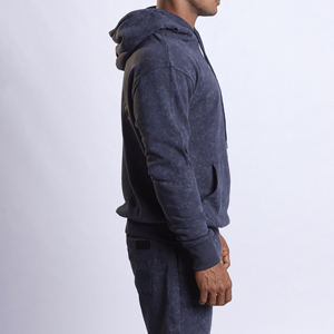 New Wash Distressed Men's Pullover Acid Wash Hoodie Oversize Double Pull Hoodies Precio barato - Product Image 3
