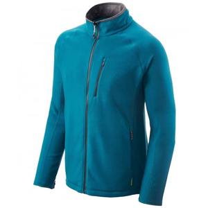 แจ็คเก็ตผ้าฟลีซถักนิตติ้งสำหรับผู้ชายไซส์พิเศษ, เสื้อแจ็คเก็ตลำลองขนแกะขั้วโลกคอตั้งซิปครึ่งตัวสำหรับฤดูหนาวระบายอากาศได้ดี - Product Image 3