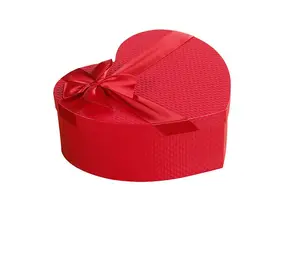 वें सीबी-110 फ्रेंच प्यार लक्जरी मखमल लाल दिल के आकार का कैंडी बक्से वेलेंटाइन दिवस