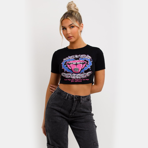 T-shirt Boxy personnalisé de haute qualité Cropped Boxy Fit T-Shirts Manufacturing DTG LOGO 100% Cotton Heavyweight T Shirt - Product Image 1