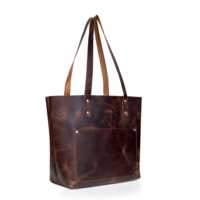 Tas Tote Kulit Asli Laris Manis Kapasitas Besar Mewah Vintage Buatan Tangan Fashion Wanita Tas Penggunaan Sehari-hari Atau Hadiah Pribadi