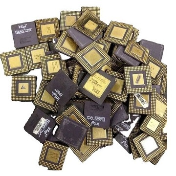 HIGH YIELD GOLD RECOVERY CPU CERAMIC PROCESSOR SCRAPS/Ceramic CPU Scrap/ COMPUTERS Scrap