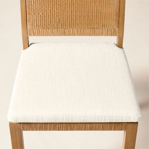 Elegante y cómoda silla de ratán natural con respaldo arqueado y Marco de teca sólida, perfecta para comedores o áreas de patio - Product Image 4