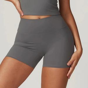 Premium quality <b>Gym</b> Workout <b>Shorts</b> <b>Women</b> Breathable High Waist Biker Yoga <b>Short</b> With Pocket <b>Short</b> for <b>women</b> - Product Image 1