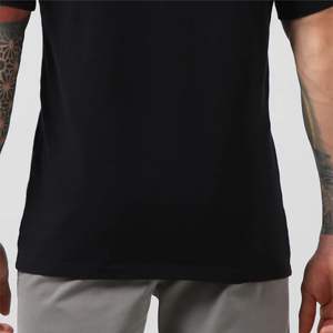 Camiseta clásica flameada con cuello en V para hombre-Algodón transpirable, textura distintiva, ideal para ropa informal - Product Image 6