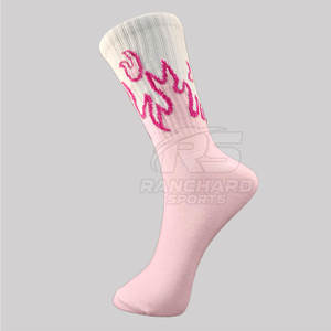 Chaussettes en coton doux pour le sport, chaussettes en bambou confortables, anti-odeurs, chaussettes mi-hautes, douces, durables, pour un usage quotidien - Product Image 2
