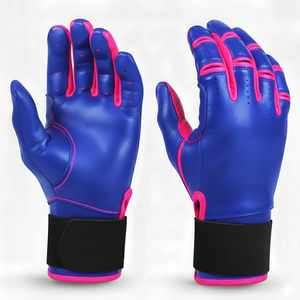 Gants de frappe de baseball professionnels de qualité supérieure, personnalisés, marron et blanc, légers, durables, respirants, avec logo personnalisé - Product Image 3